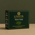 Livoya Professional Neem Soap – Natural Neem Extract for Daily Skin Care Pack Of 3